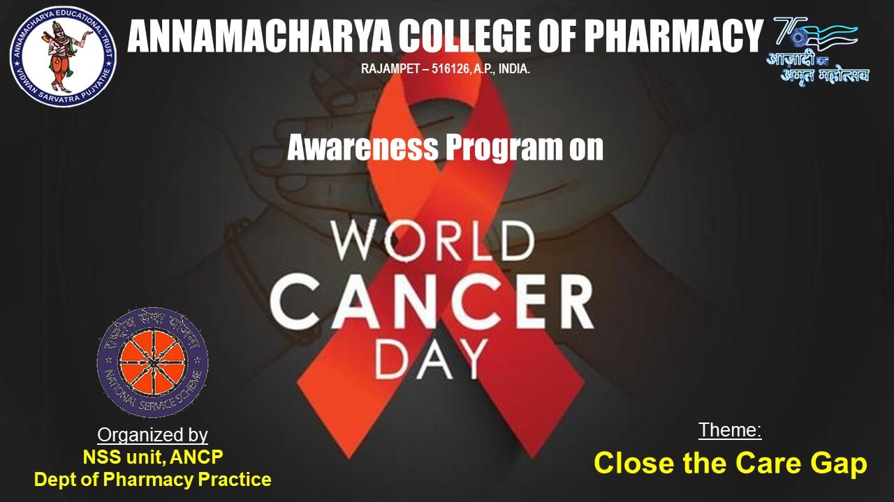 AWARENESS ON CANCER AS PART OF WORLD CANCER DAY 