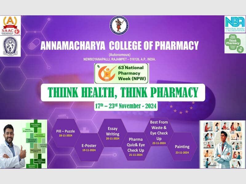 NATIONAL PHARMACY WEEK CELEBRATIONS 2024