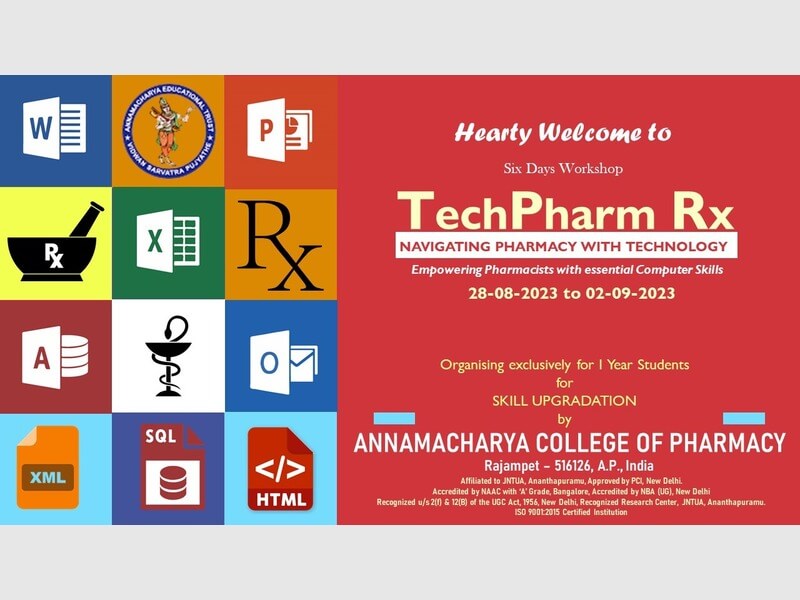 TechPharm Rx Navigation Pharmacy with Technology (Software Professionals) for Ist Year B. Pharm